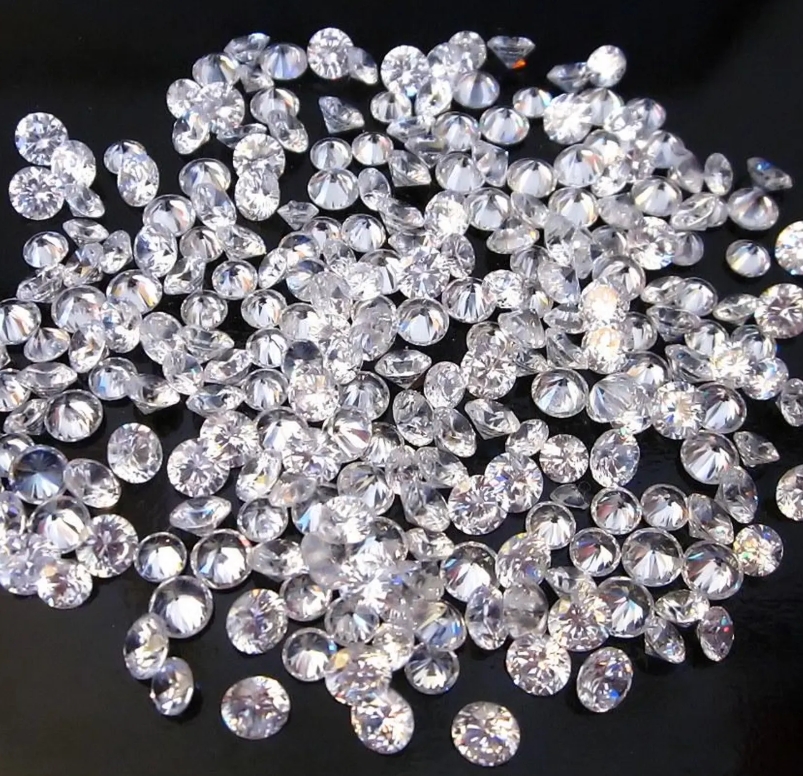 Loose calibrated  diamonds, 6.00 mm, color F+, clarity VS+