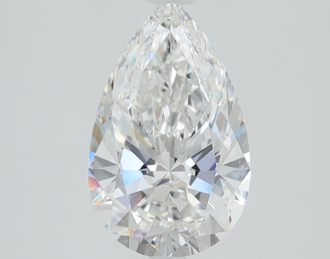 Бриллиант Лабораторный с огранкой Груша, цвет E и чистотой VVS2