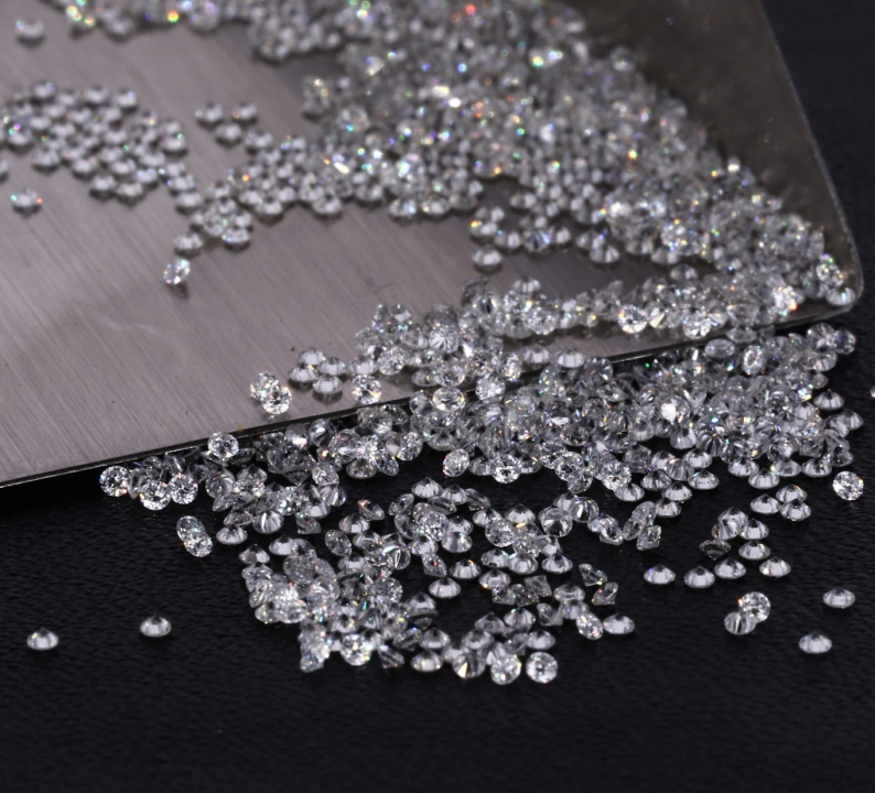 Diamantes calibrados a granel, 3.00 mm, color F+, claridad VS+