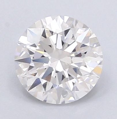Lab-grown diamond, Round, Color D, Clarity VVS2