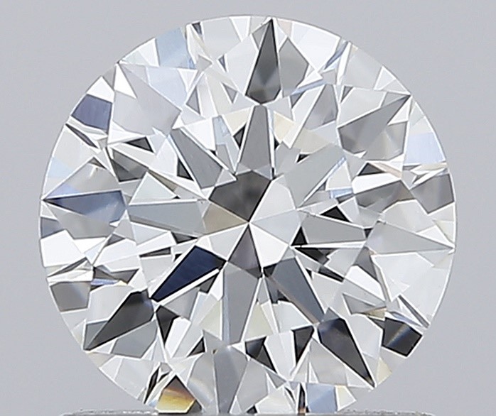 Lab-grown diamond, Round, Color E, Clarity VS1