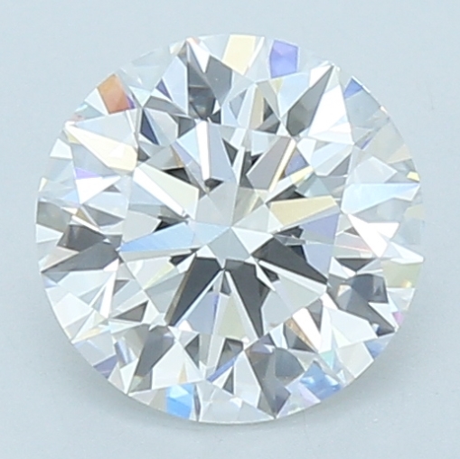 Lab-grown diamond, Round, Color D, Clarity VVS2