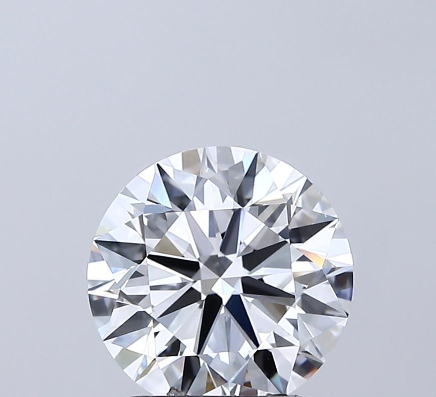Lab-grown diamond, Round, Color D, Clarity VVS2