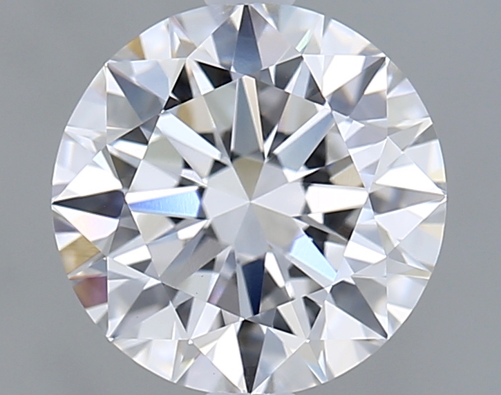 Lab-grown diamond, Round, Color D, Clarity VVS2