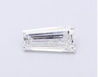 Diamond Lab-grown,  Taper Baguette, Color F, Clarity SI1