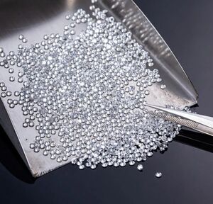 Loose calibrated  diamonds, 2.00 mm, color F+, clarity VS+