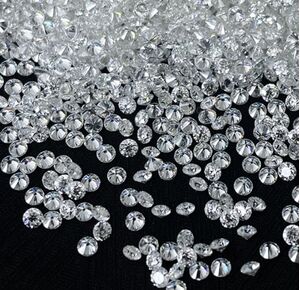 Diamantes calibrados a granel, 2.80 mm, color F+, claridad VS+